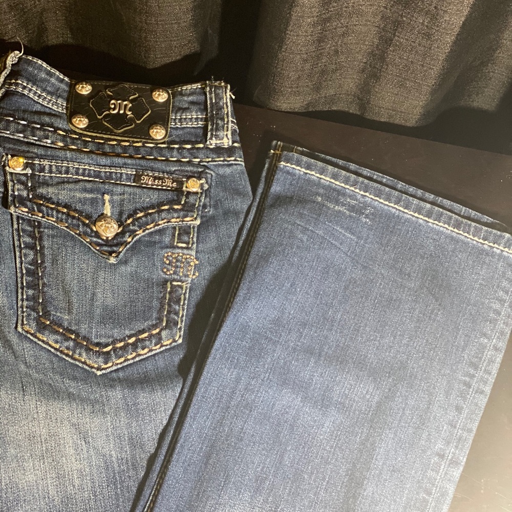 Miss Me Signature Rise Bootcut Jeans Size 29 - Picture 4 of 6